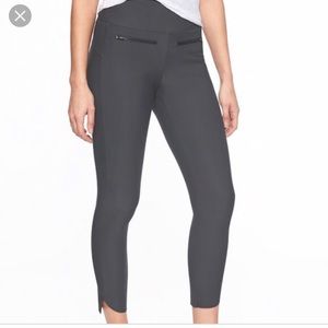Athleta Stellar Grey Crop Pant